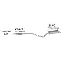 Резонатор + глушитель Renault Megane Megane 1 (1996-2002) 1.9 dCi Turbo Diesel