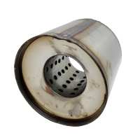 Пламегаситель коллекторный диаметр 100 длина 120 вход 57 (нерж. SS430)